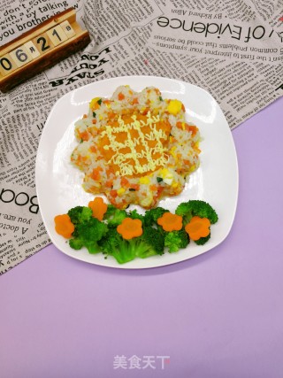 创意蛋炒饭的做法