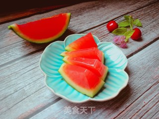 西瓜果冻的做法