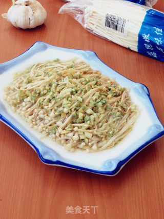 蒜香金针菇的做法