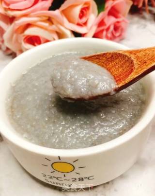 蓝莓米糊的做法