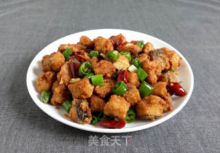 香辣炒鱼丁的做法