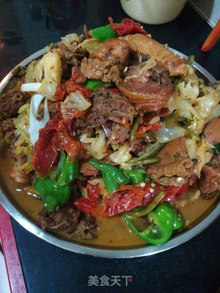 沙湾大盘鸡家常做法的做法