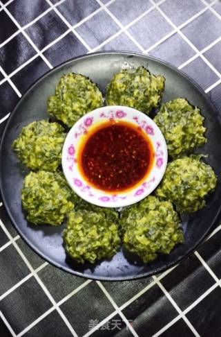菠菜团子的做法