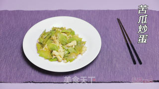 苦瓜炒蛋的做法