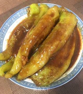 虎皮尖椒酿肉的做法