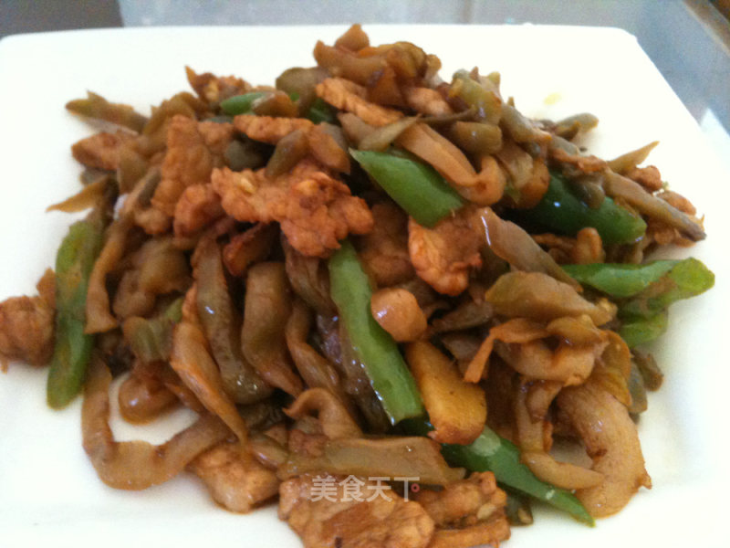 超下饭的菜-----榨菜抄肉片的做法