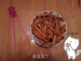 有爱的葱香茶干的做法步骤：6