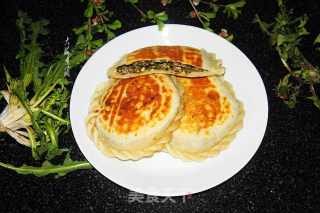 婆婆丁馅烫面饼的做法