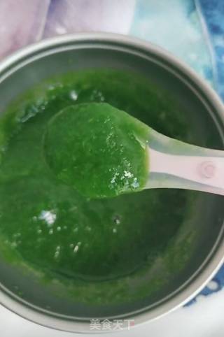 宝宝油菜泥的做法