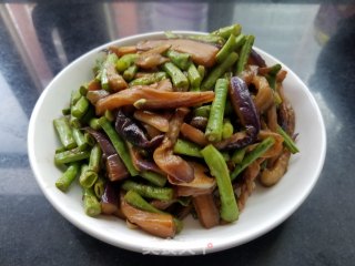 茄子烧豆角的做法