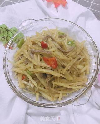 牛肉炒土豆丝的做法