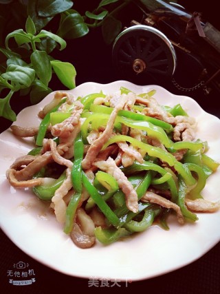 青椒炒肉丝的做法