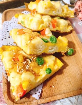 馒头鸡蛋饼的做法