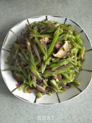水油焖炒豆角丝的做法