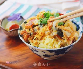 日式鳗鱼亲子丼的做法