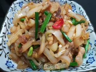 白辣椒炒肉的做法