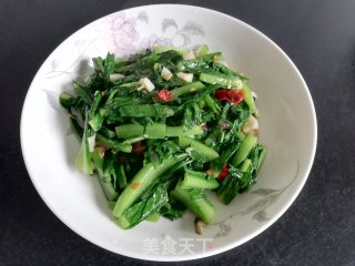 香菇碎油麦菜的做法