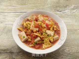 茄汁鸡蛋豆腐的做法