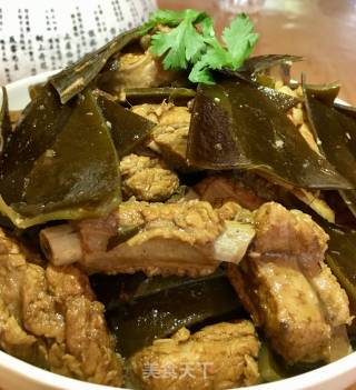 排骨炖海带的做法