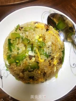 苦瓜炒饭的做法