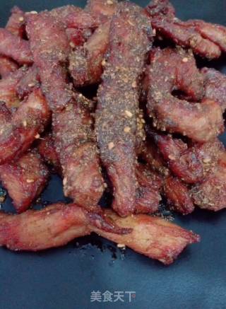 香辣猪肉条的做法