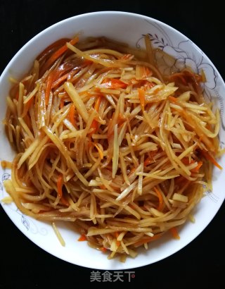 醋溜土豆丝的做法
