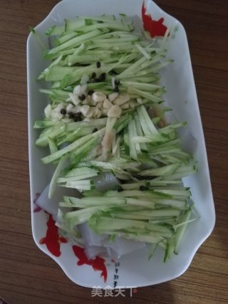 黄瓜拌凉粉的做法