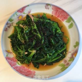 芝麻拌菠菜的做法