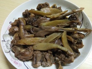 子姜焖水鸭的做法