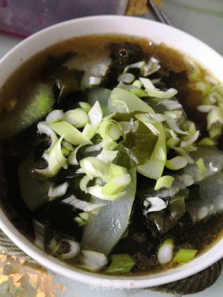 低盐减脂冬瓜海菜汤的做法