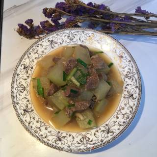牛肉丸焖冬瓜的做法
