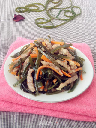 肉丝炒海带的做法