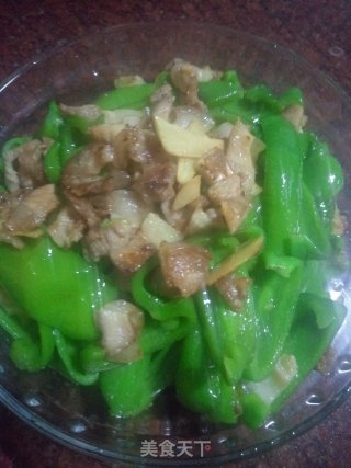 青椒炒五花肉的做法