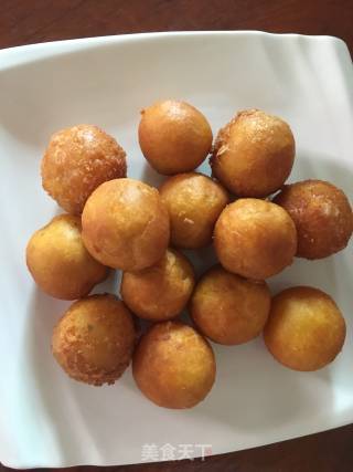 红薯味芝士圆子黑芝麻圆子的做法