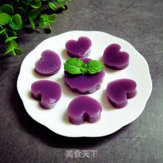 紫薯凉糕的做法