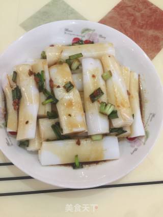 葱蒜香猪肠粉的做法