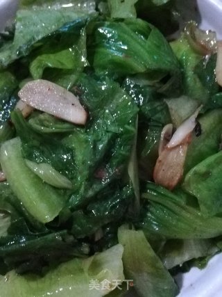 蒜香生菜的做法