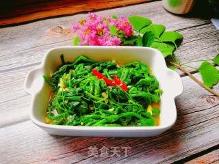 快手小炒菜:蒜蓉南瓜藤的做法