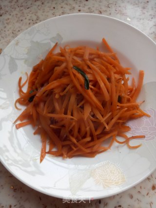 小炒胡萝卜丝的做法