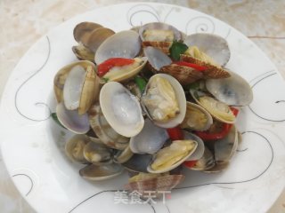 爆炒花蛤的做法