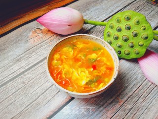 虫草花芦笋蛋花汤的做法
