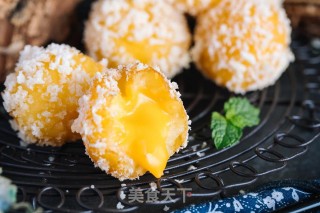 暑假零食——爆浆土豆丸子