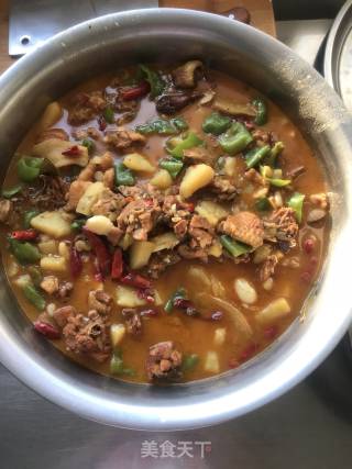 大盘鸡的做法