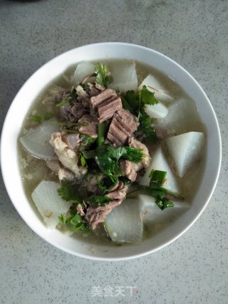 白萝卜炖羊肉的做法