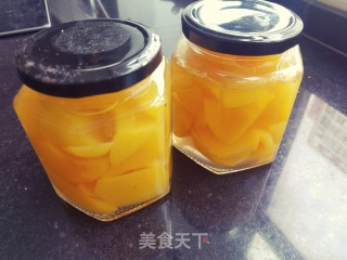 黄桃罐头的做法