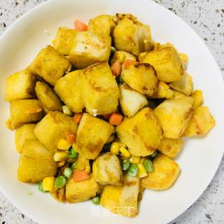 炒馒头丁的做法