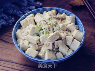 肉末豆腐的做法