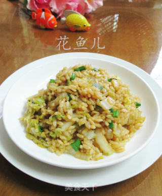 娃娃菜炒饭