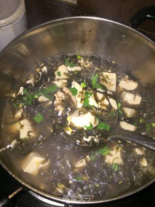 豆腐紫菜蛋花汤的做法