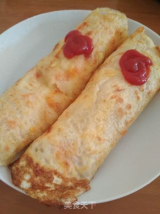 鸡蛋卷饼的做法